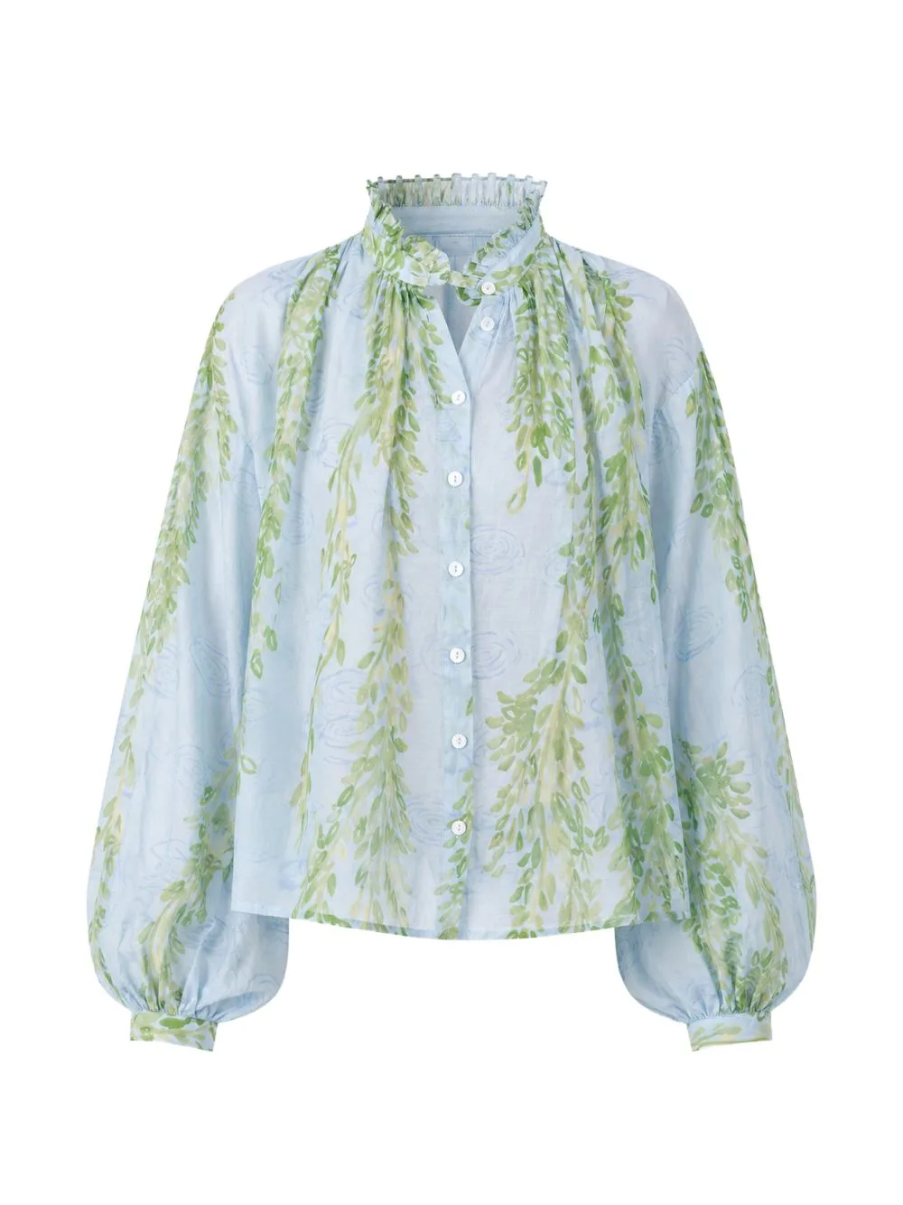 Slava Floral-Print Blouse by Thierry Colson