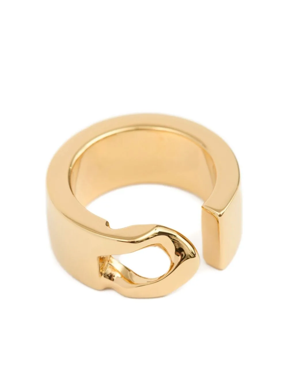 Minimal Logo 3mm Ring by MM6 Maison Margiela