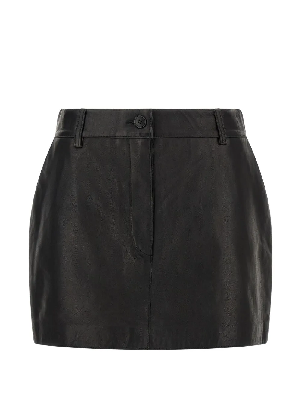 Maciock26 Leather Mini Skirt by P.A.R.O.S.H.