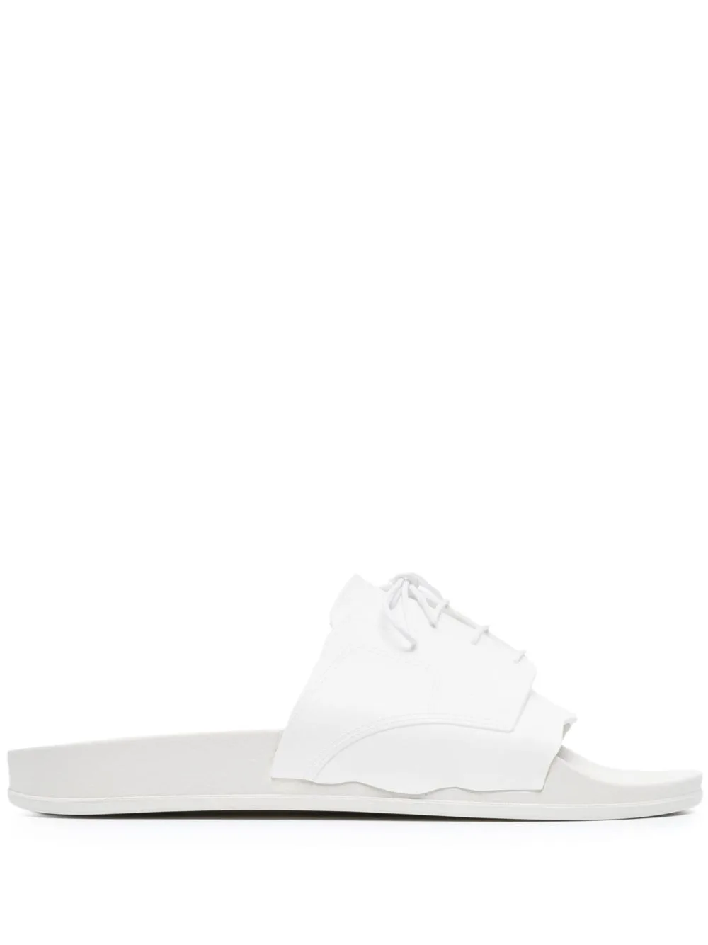 Lace-Up Pool Slides by Maison Margiela