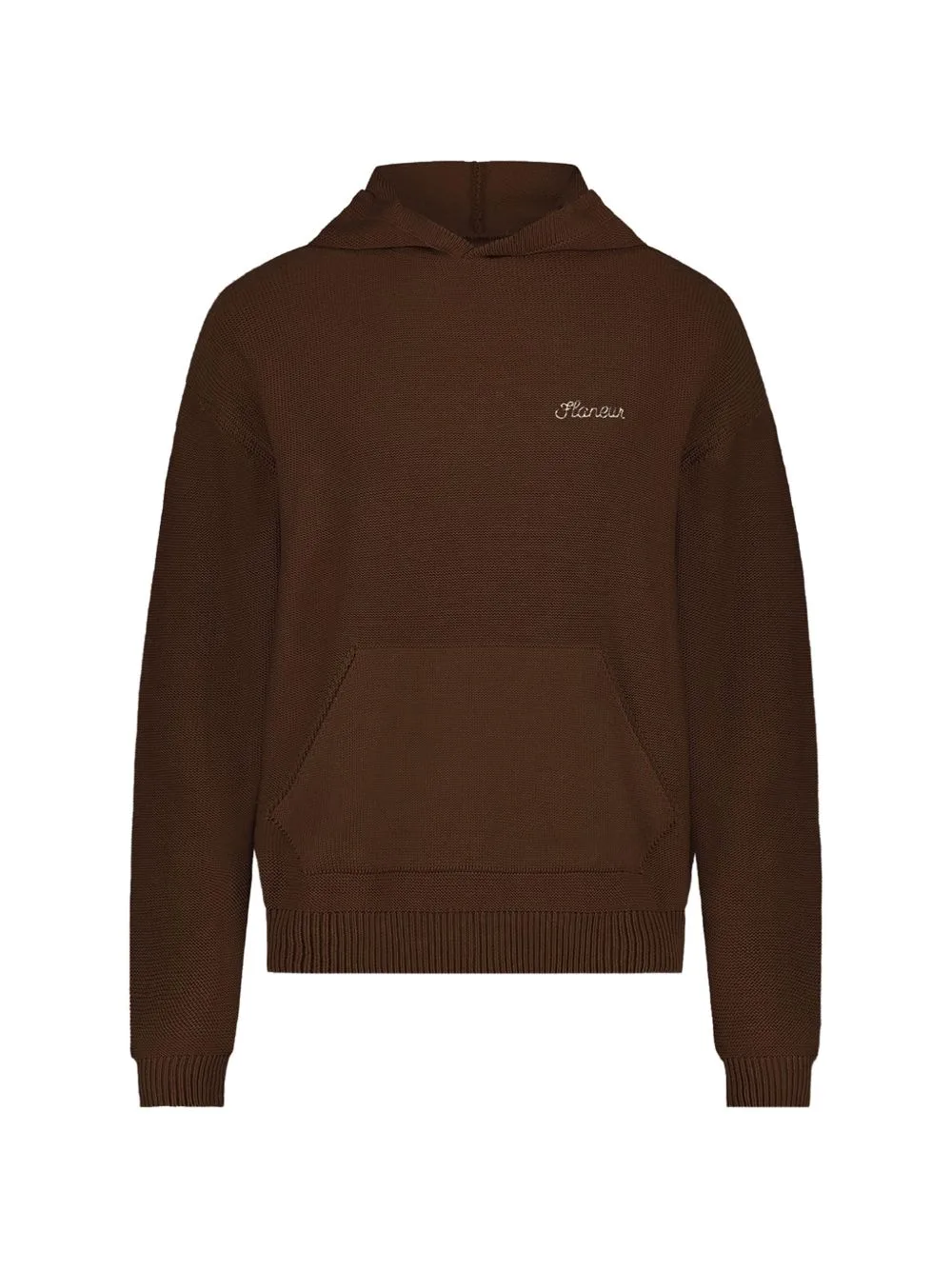 Signature Knit Hoodie by FLÂNEUR