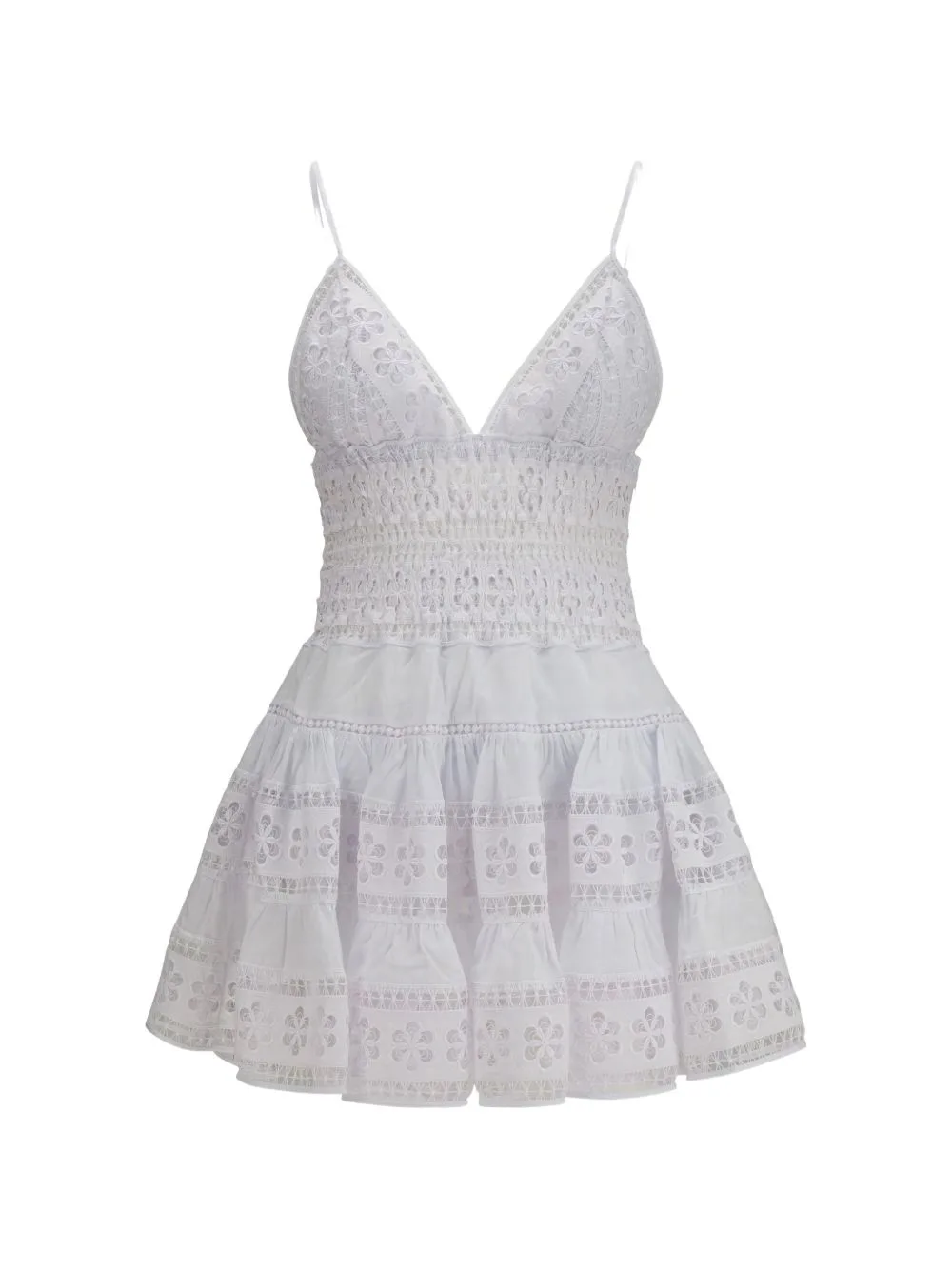 Isca Floral-Embroidered-Lace Dress by Charo Ruiz Ibiza