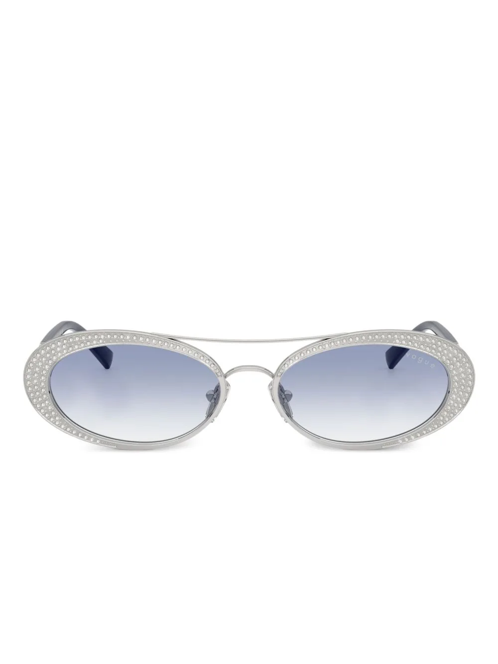 Embellished Oval-Frame Sunglasses by Vogue Eyewear