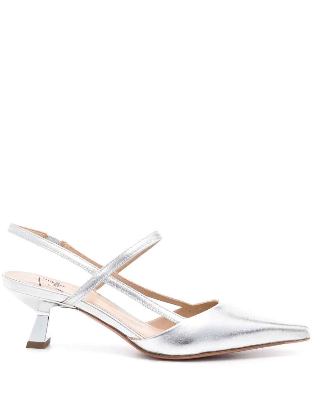 Amai Metallic Leather Pumps by Roberto Festa