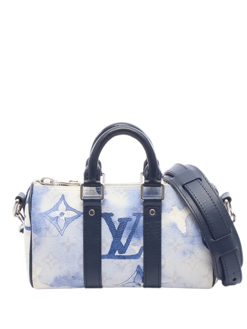 2021 Monogram Watercolor Keepall Bandouliere XS Satchel by Louis Vuitton Pre-Owned