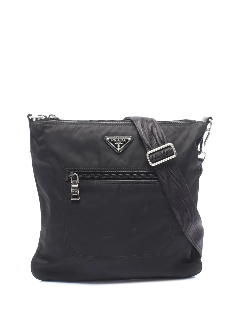 2013-2026 Tessuto Zip Top Crossbody Bag by Prada Pre-Owned