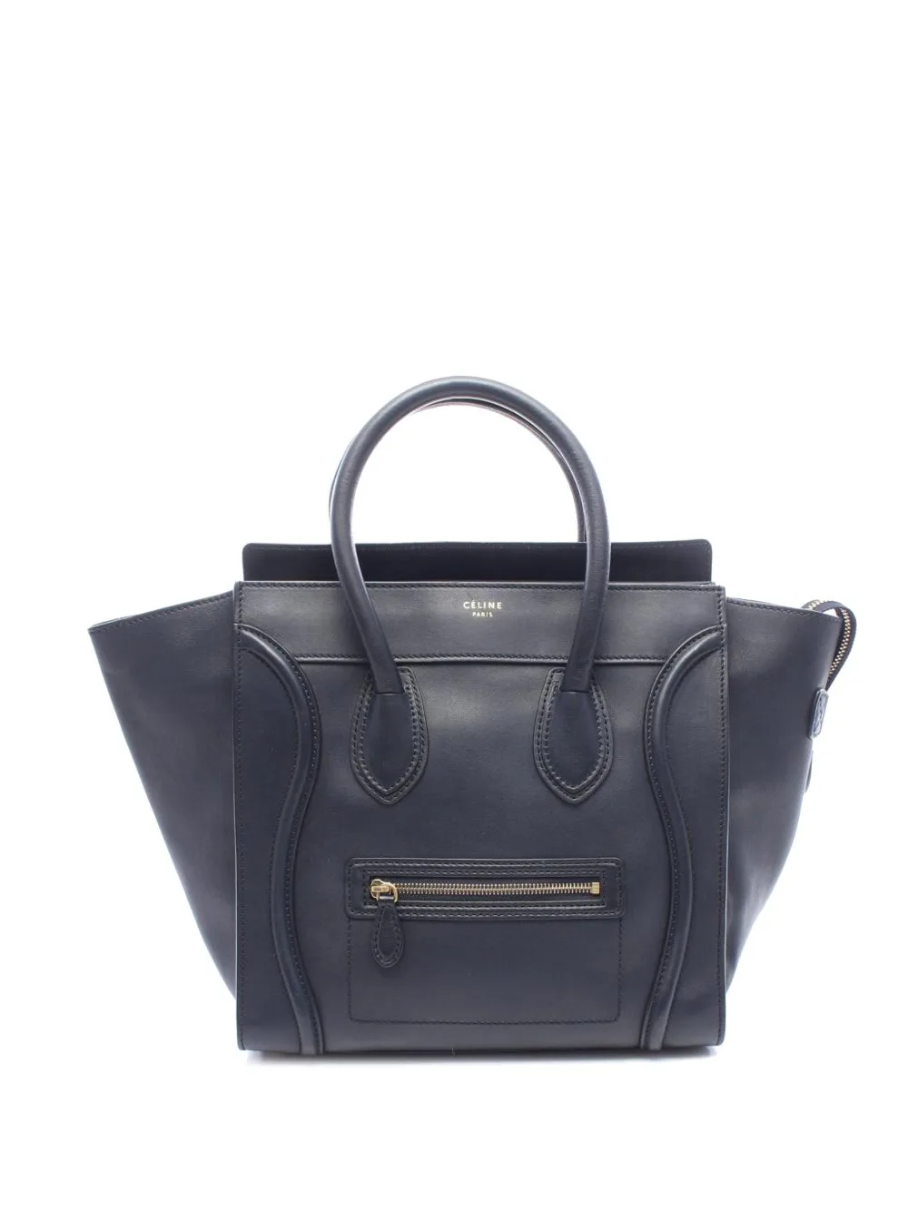 2010-2026 Mini Leather Luggage Tote Bag by Celine Pre-Owned