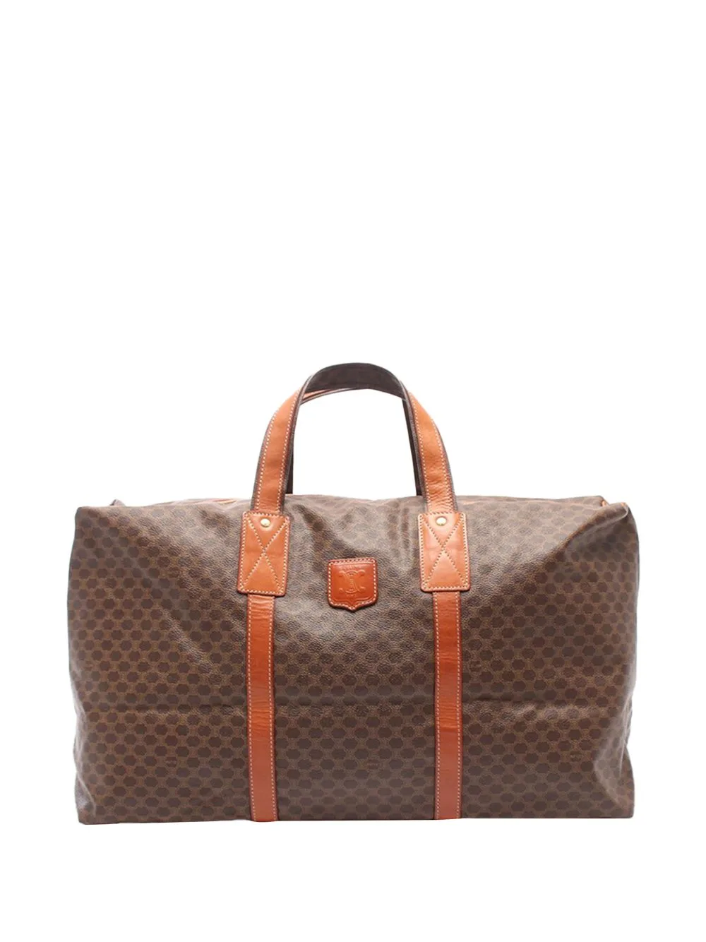 20th Century Macadam Coated Canvas Travel Bag by Celine Pre-Owned