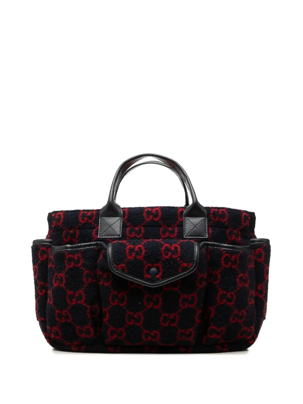 2000-2015 GG Wool Children's Pocket Handbag by Gucci Pre-Owned