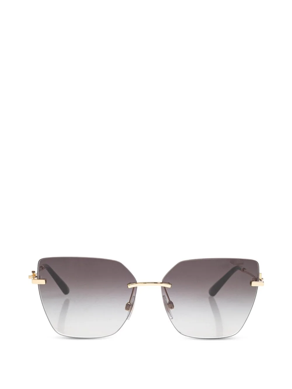 Geometric-Frame Rimless Sunglasses by Dolce & Gabbana Eyewear