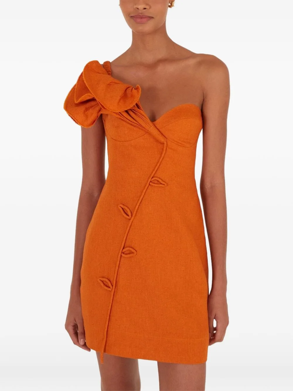 Flower Euroflax™ Premium Linen Mini Dress by FARM Rio