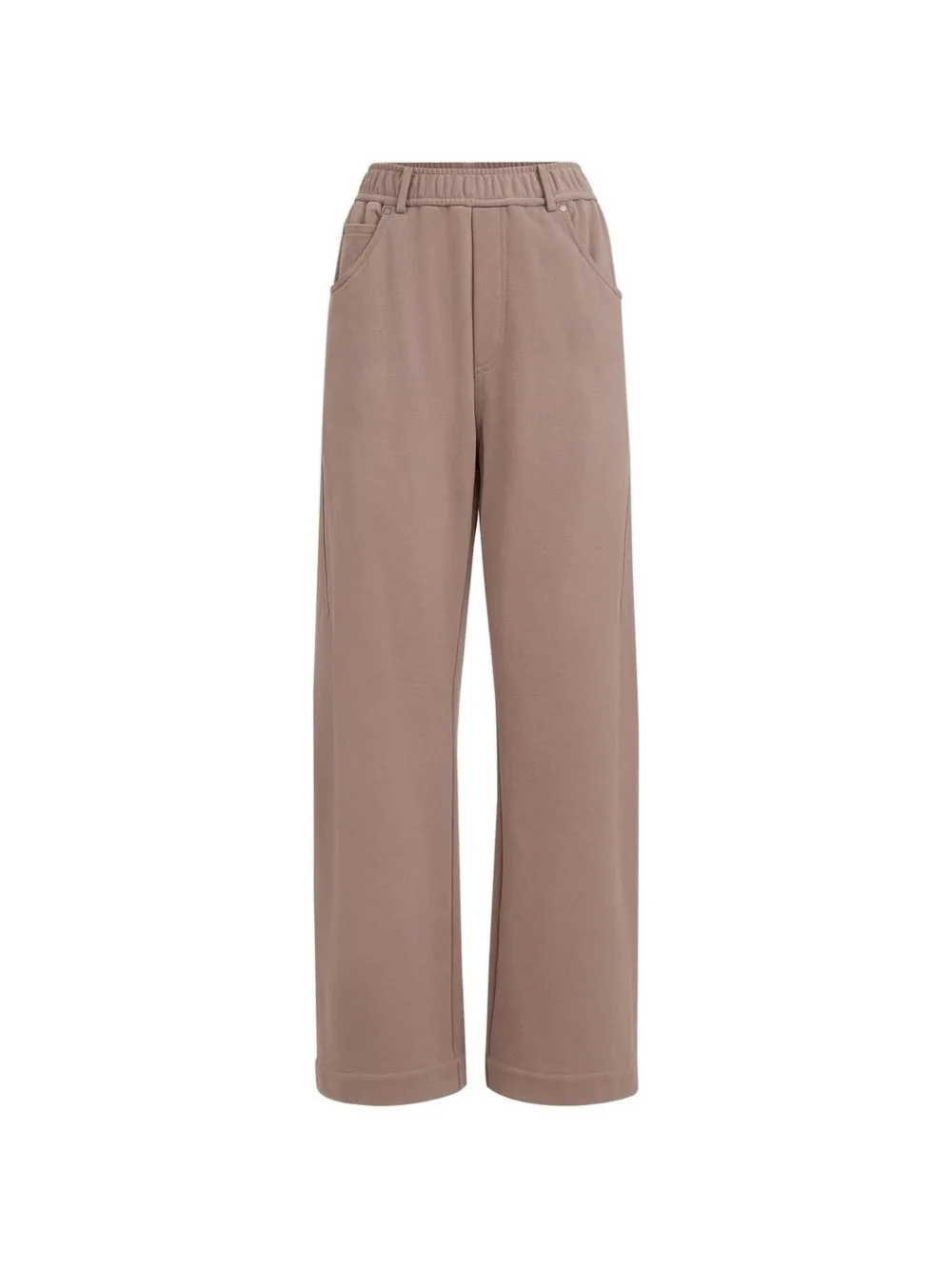 Cotton Smooth French Terry Track Pants by Brunello Cucinelli