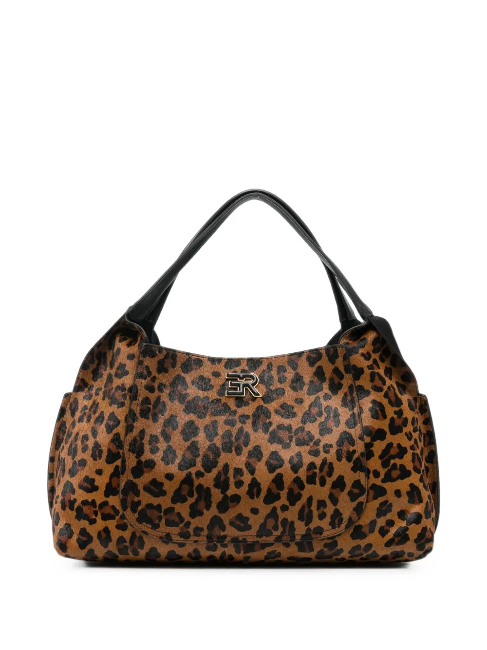 Leopard-Print Leather Tote Bag by ERMANNO FIRENZE