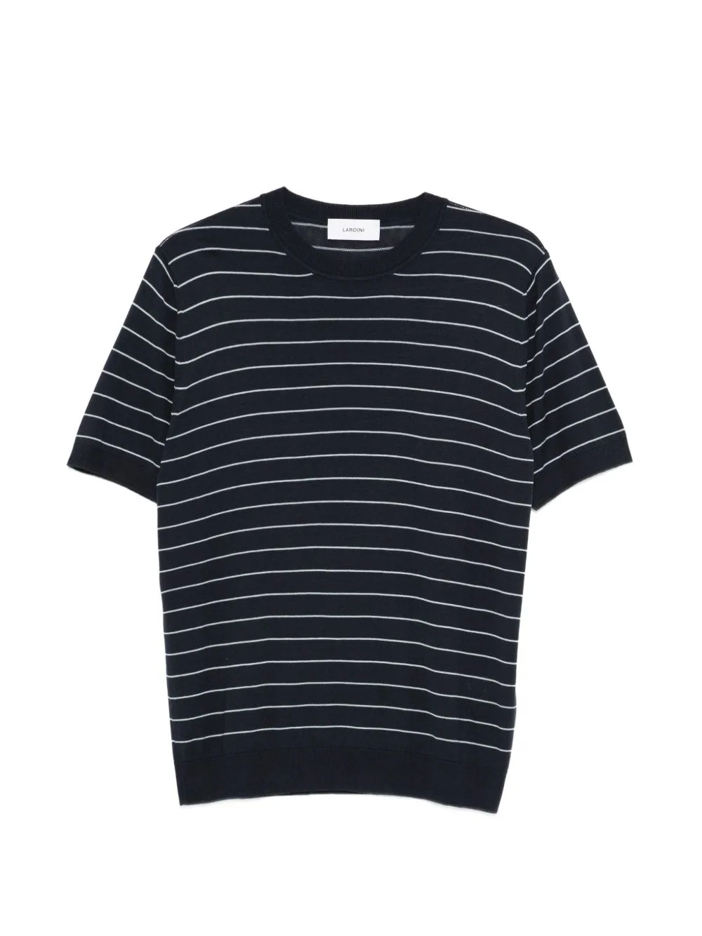 Striped Knitted T-Shirt by Lardini