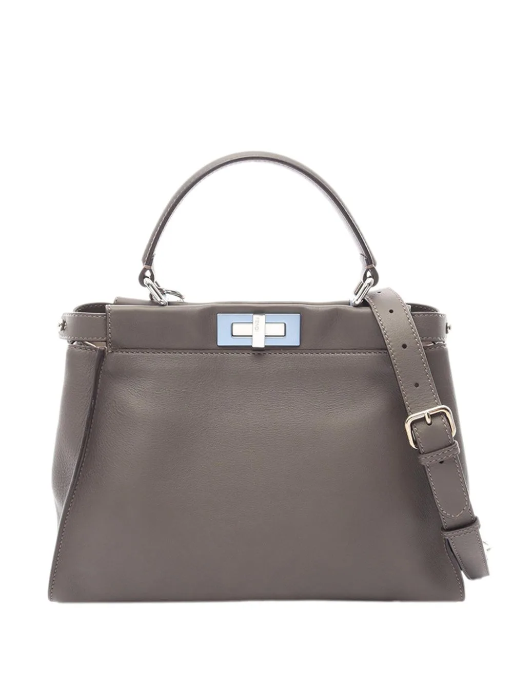 2010-2026 Medium Leather Peekaboo Iconic Satchel by Fendi Pre-Owned