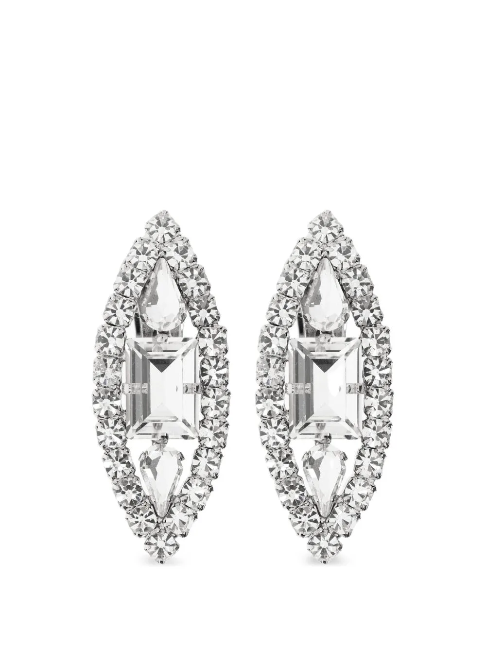 Crystal Bijoux Earrings by Alessandra Rich