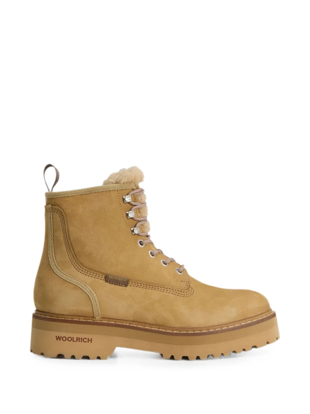 Textured-Trim Hiking Boots by Woolrich