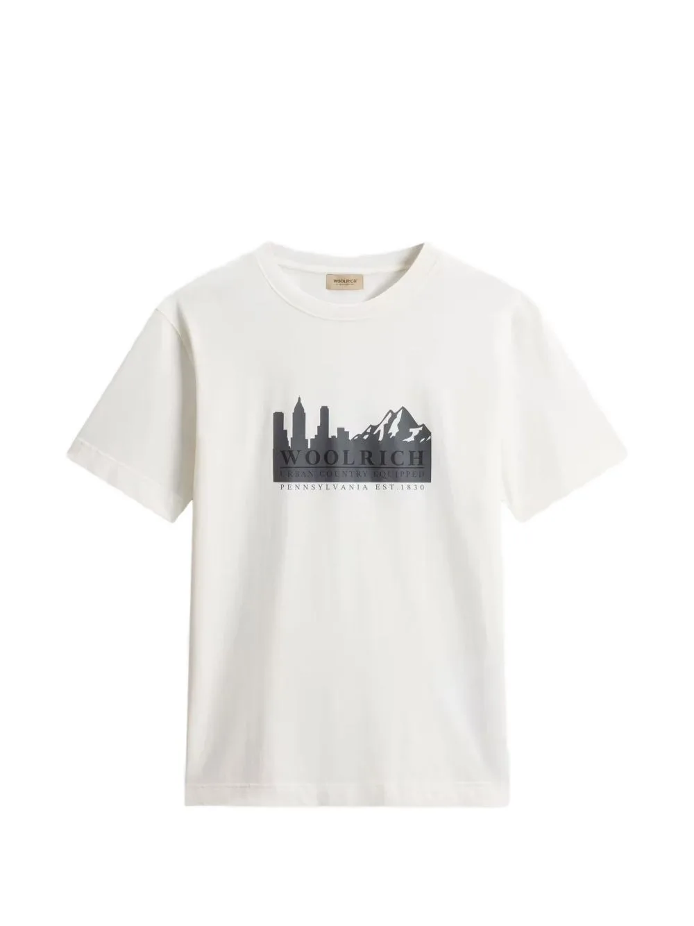 Print-Detail Round-Neck T-Shirt by Woolrich