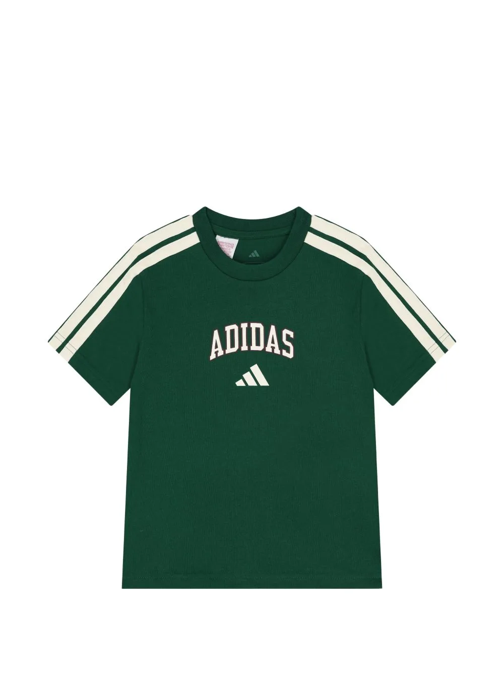 Logo-Print Side-Stripe T-Shirt by adidas Kids
