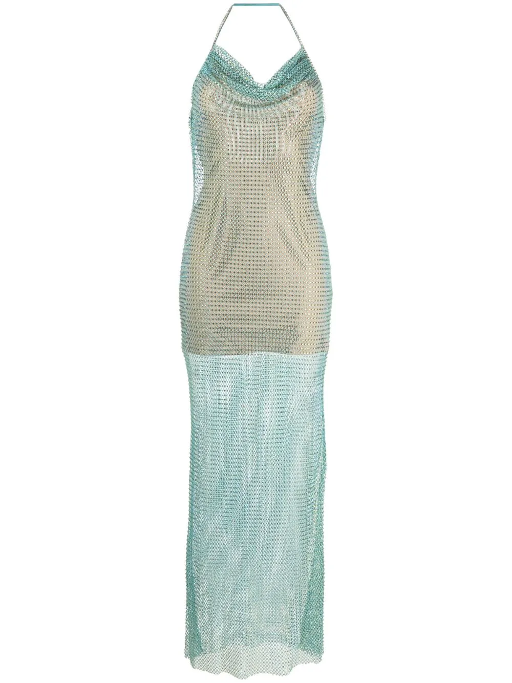 Rhinestone Mesh Dress by Self-Portrait