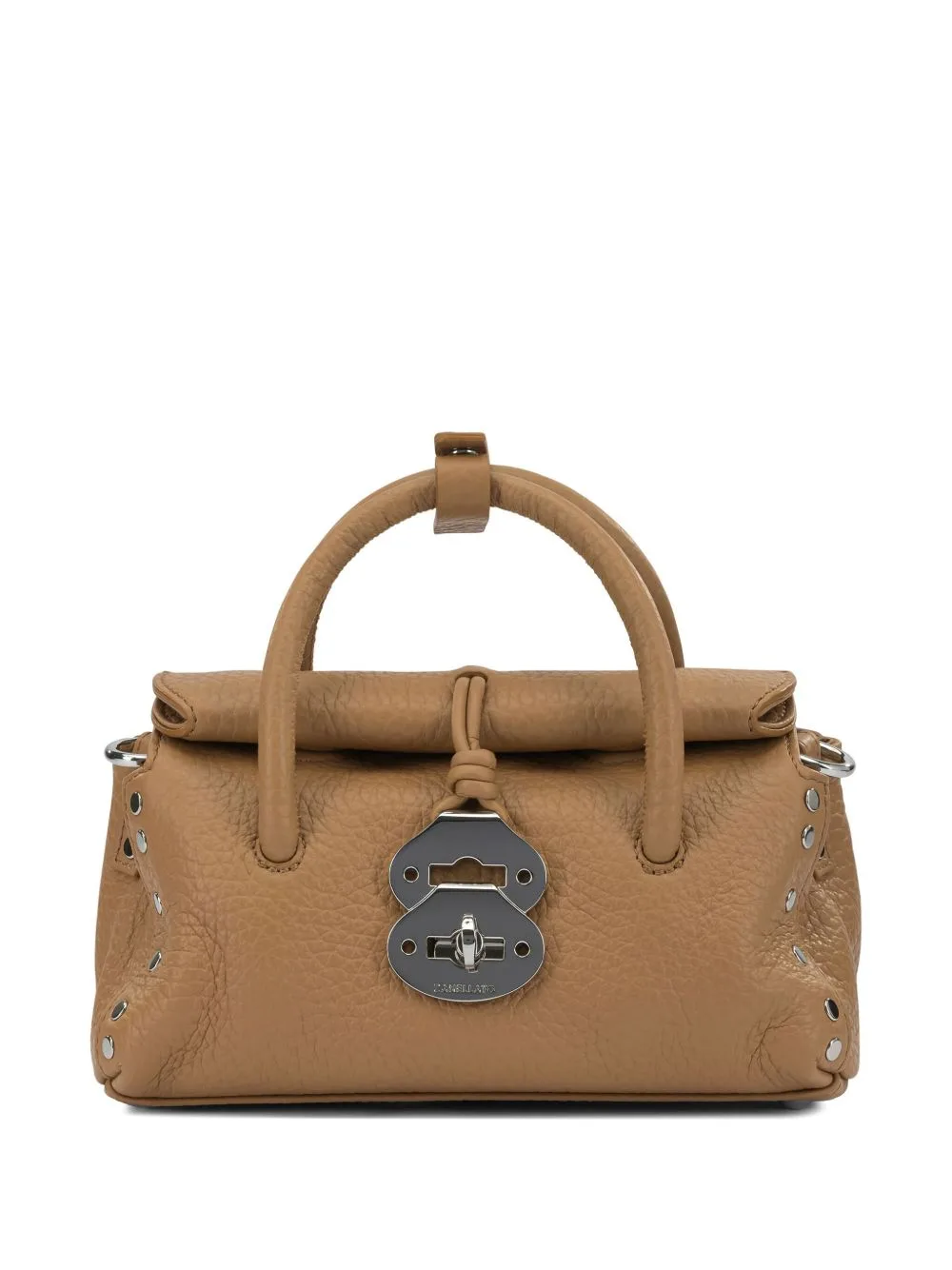 Small Dotta® Studded Leather Tote Bag by Zanellato