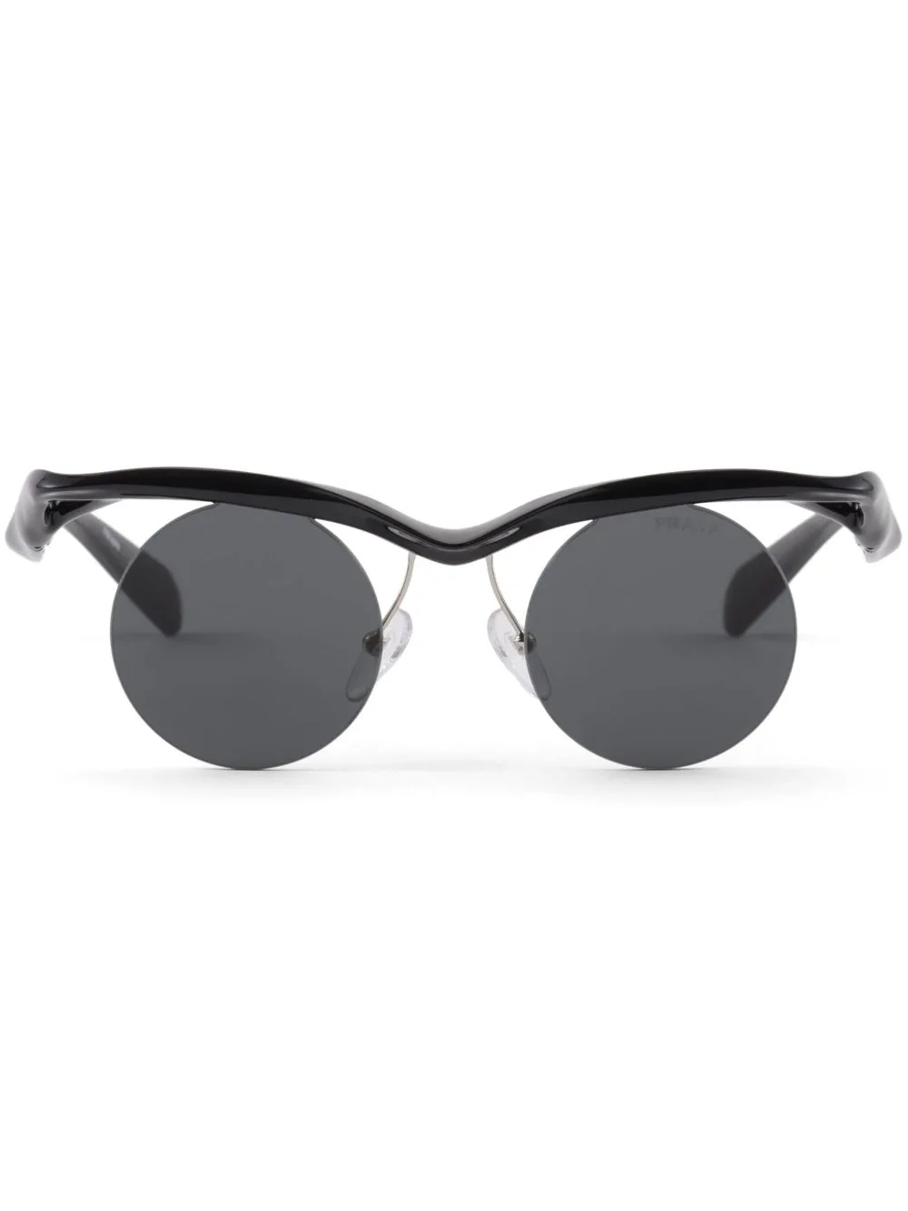 Runway Round-Frame Sunglasses by Prada Eyewear