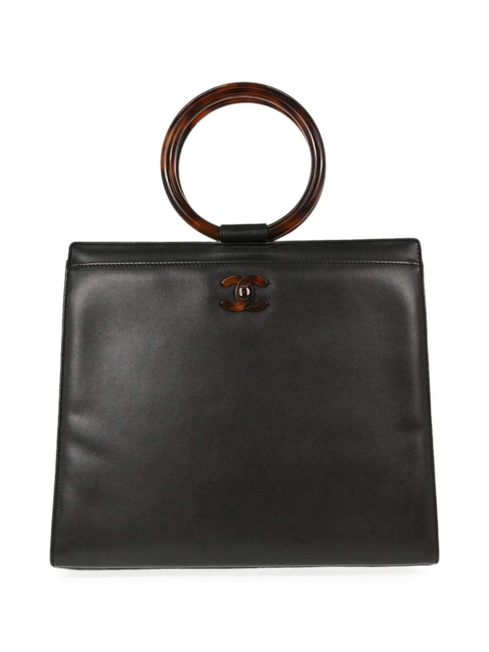 1999 Faux-Tortoiseshell CC-logo Tote Bag by CHANEL Pre-Owned