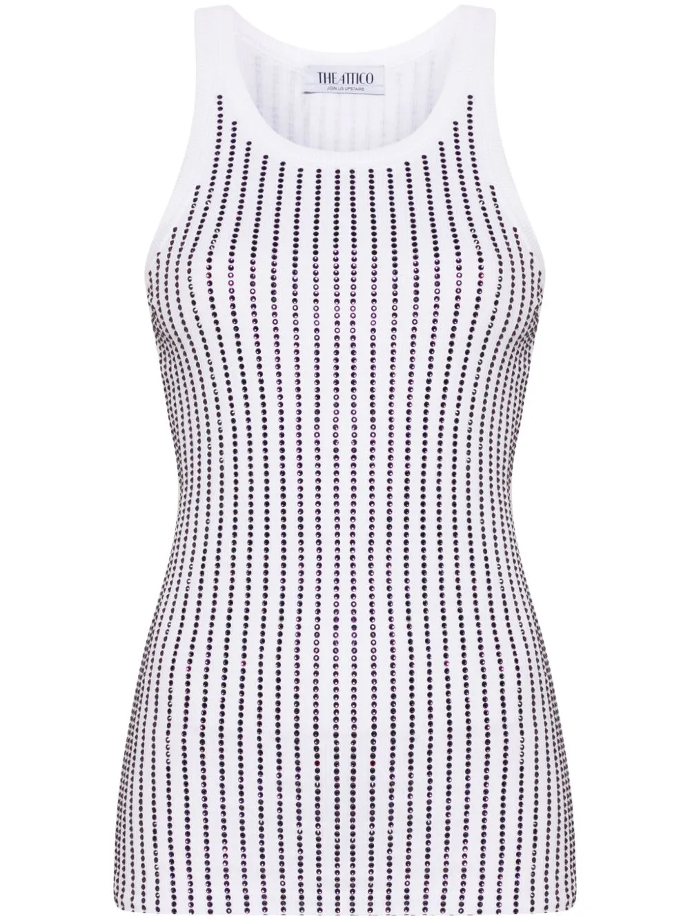 Crystal-Embellished Tank Top by The Attico