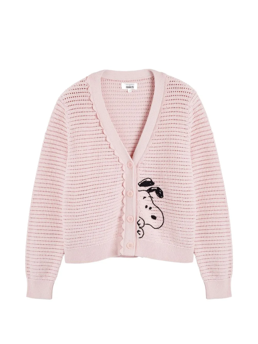 Snoopy Crochet Cotton Cardigan by Chinti & Parker