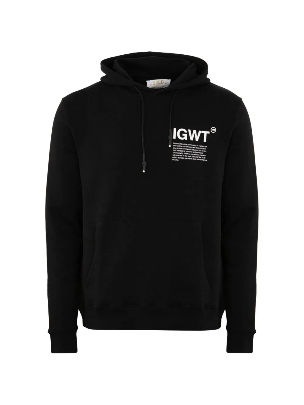 Evolution Logo-Print Hoodie by In Gold We Trust