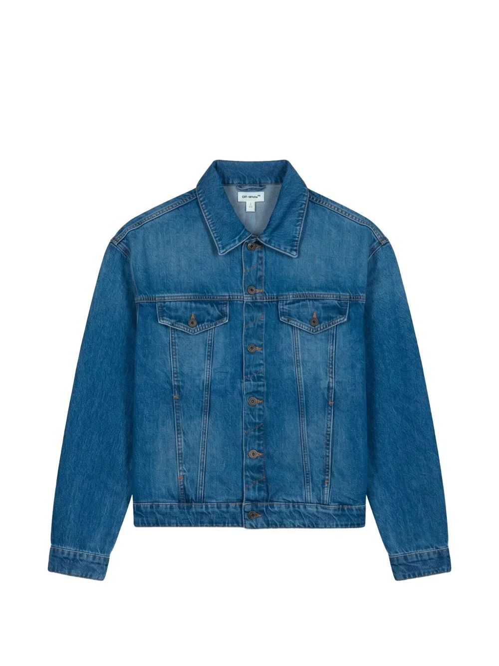 Logo-Print Denim Jacket by Off-White