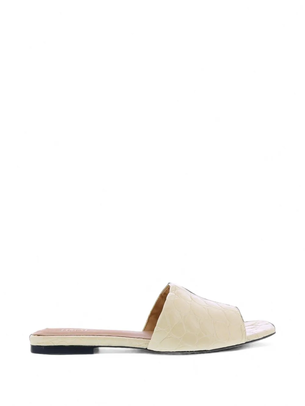 Croc-Effect Slippers by TORAL SHOES