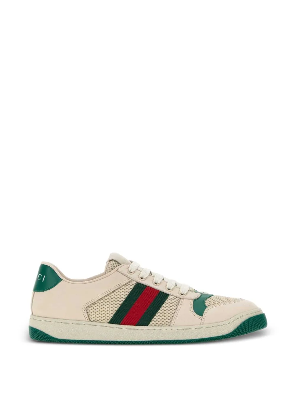 Screener Mesh Suede Sneakers by Gucci