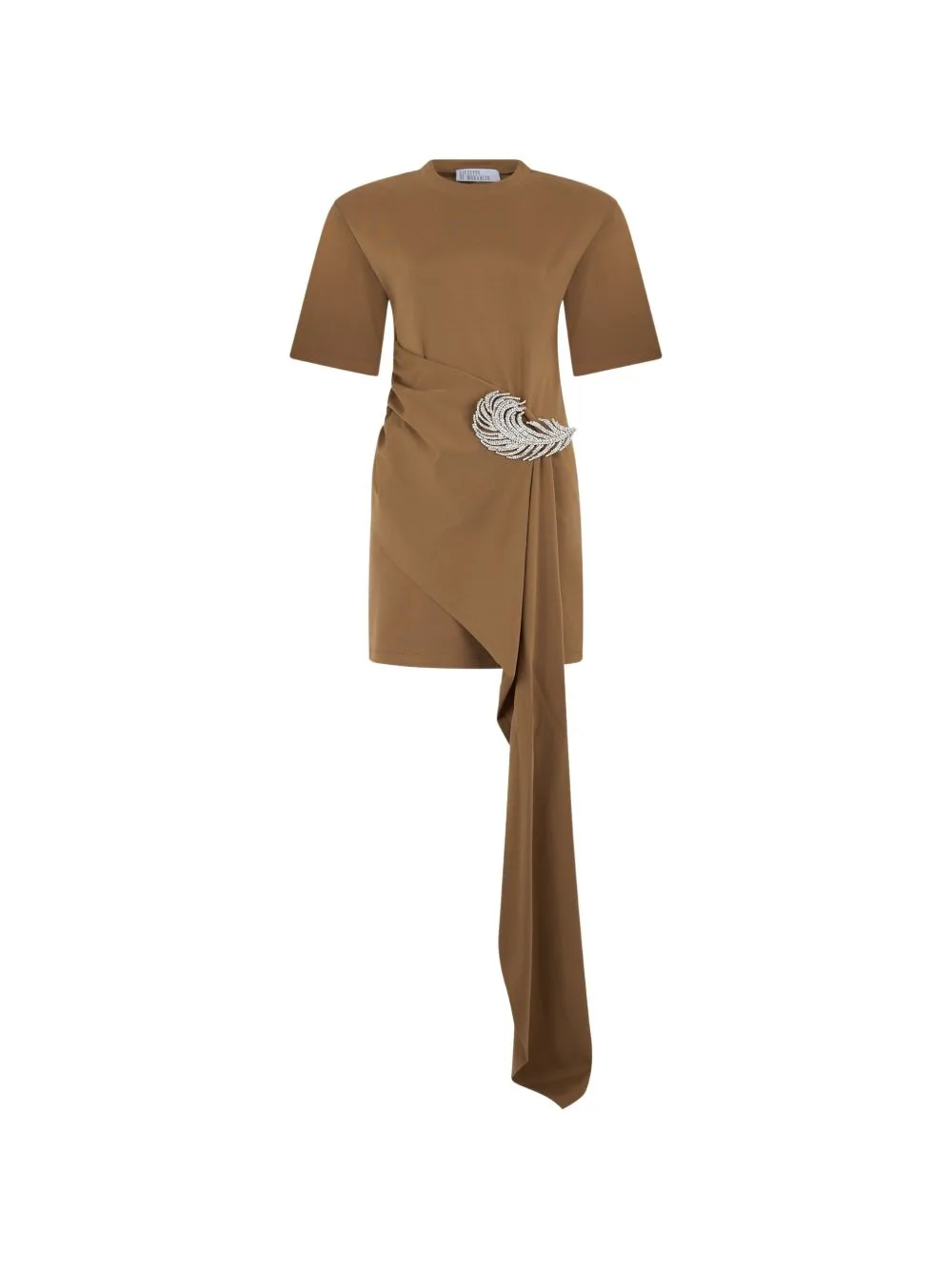 Embellished Draped Mini Dress by Giuseppe Di Morabito