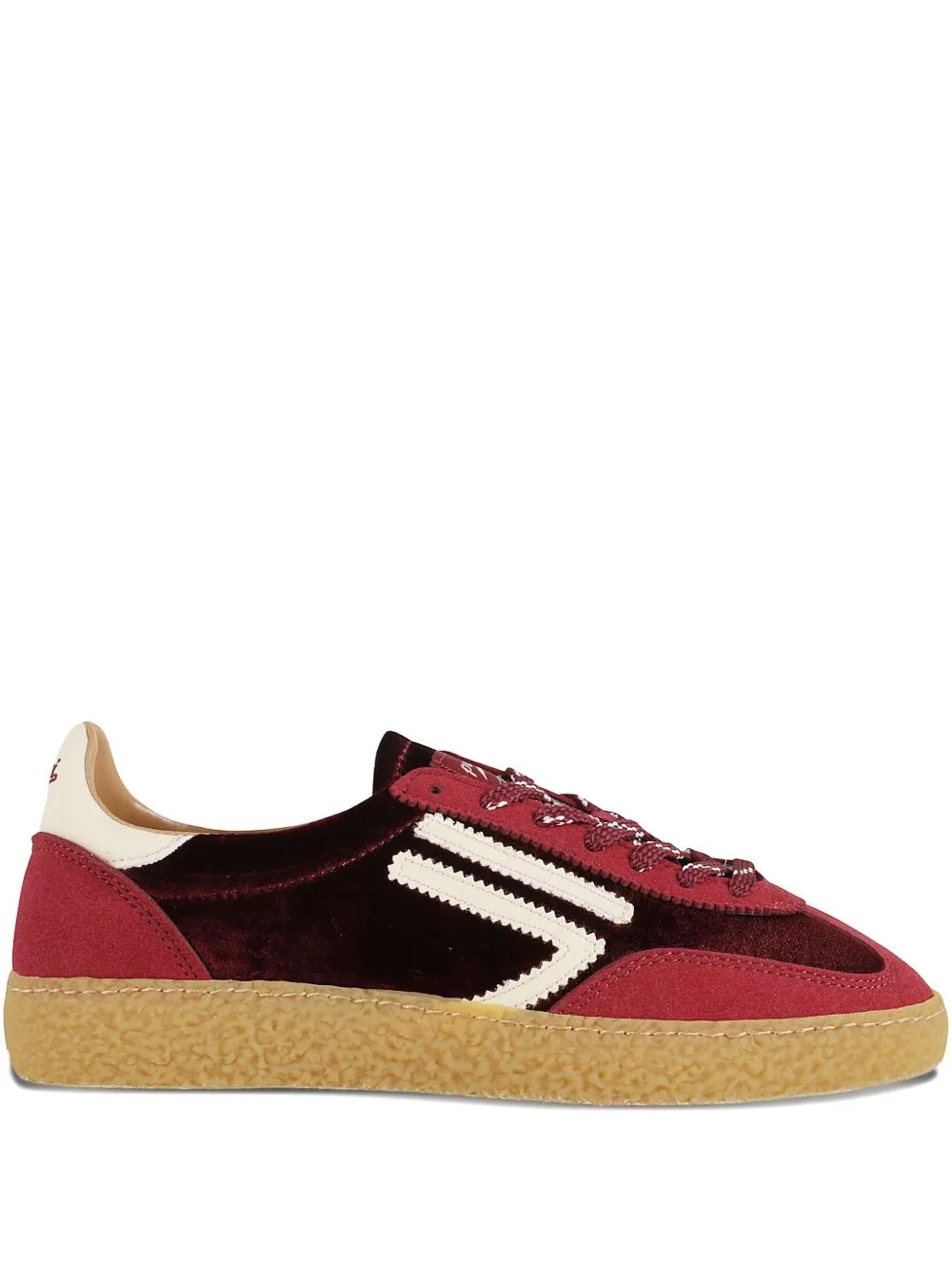 Velvet Panelled Sneakers by Puraai