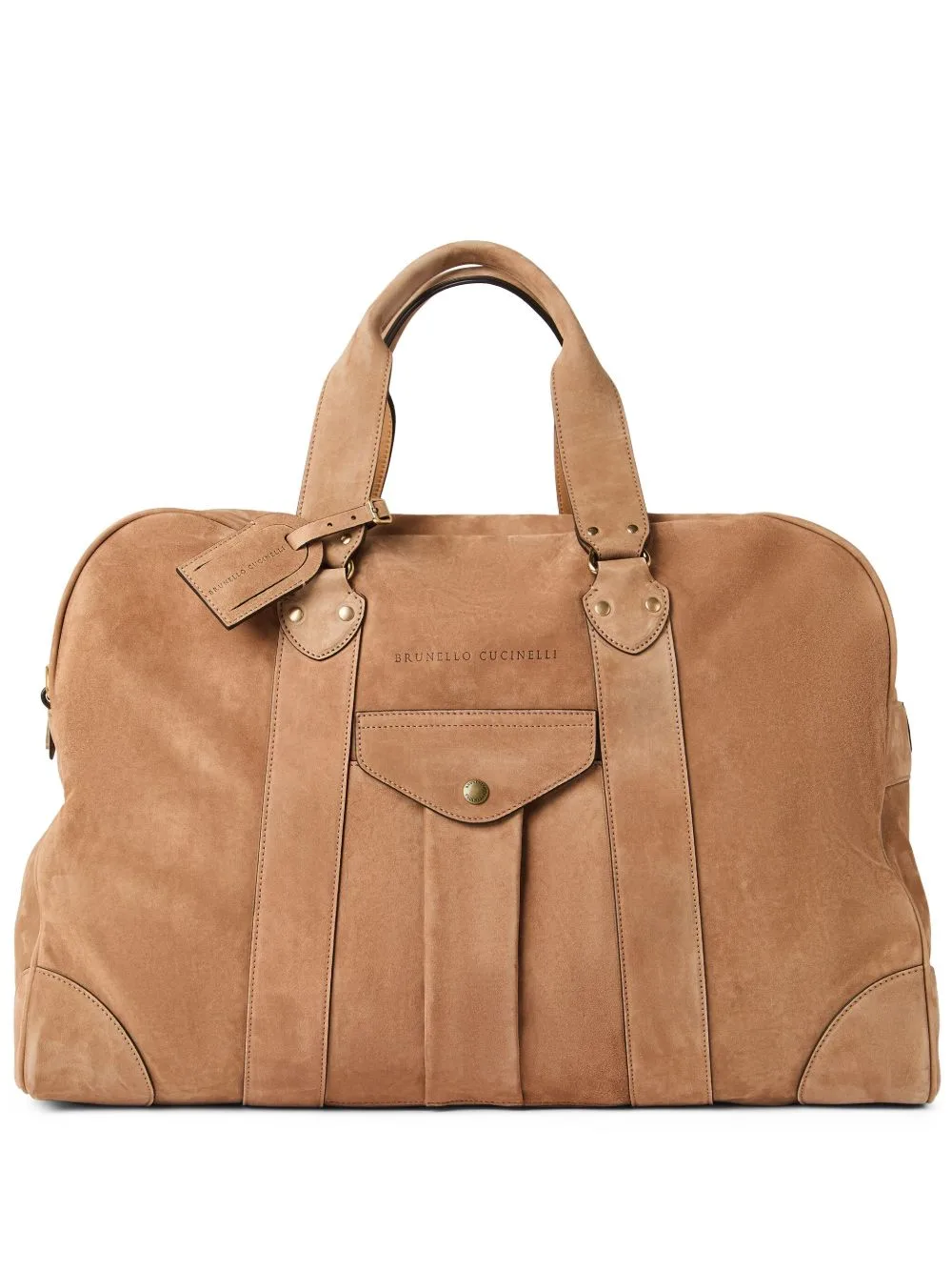 Leather Holdall Bag by Brunello Cucinelli
