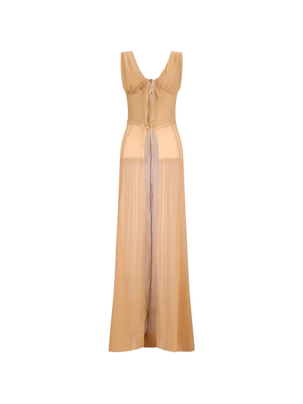 Lace-Up Sleeveless Top by Giuseppe Di Morabito