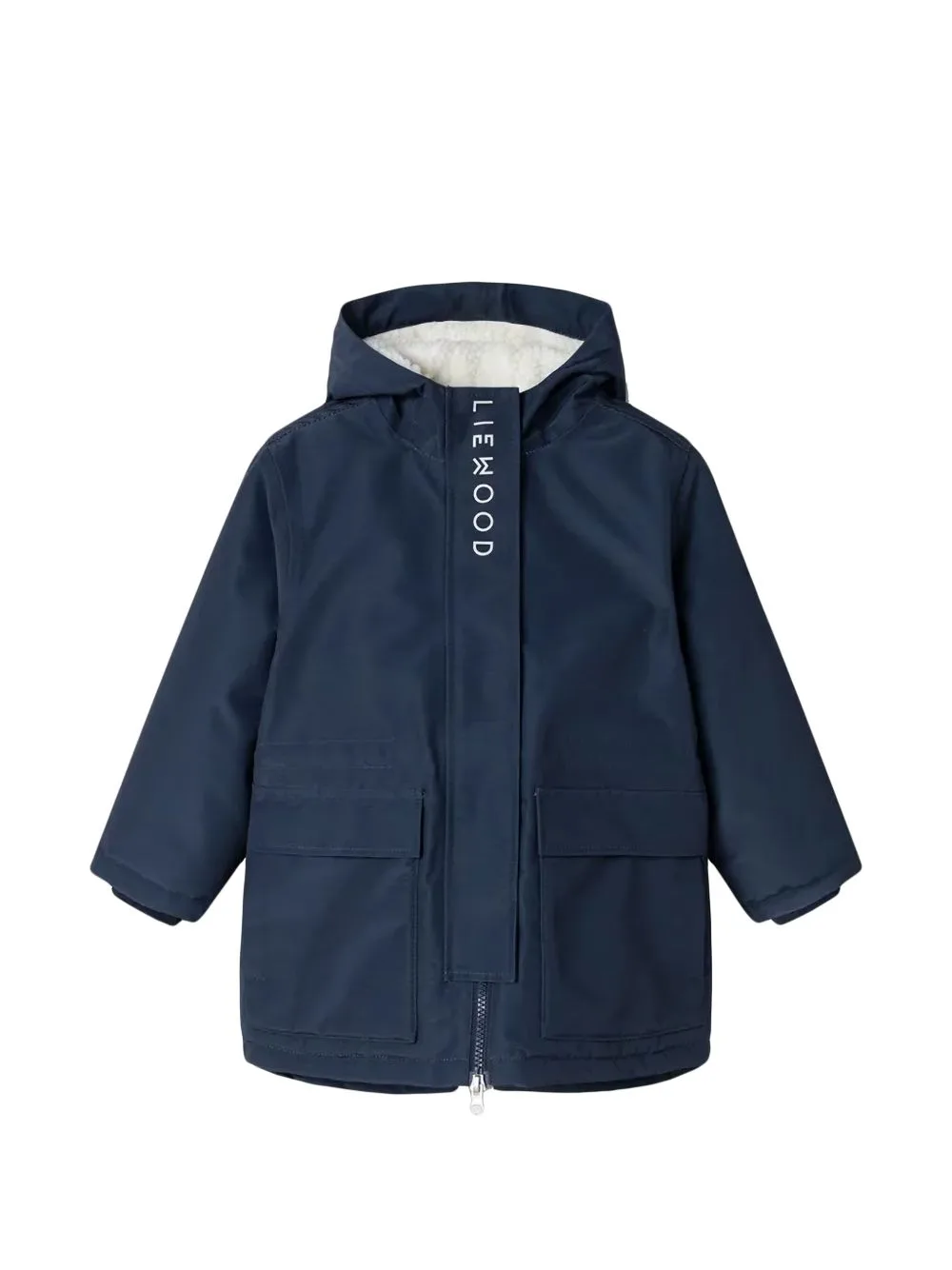 Timba Logo-Print Hooded Raincoat by Liewood