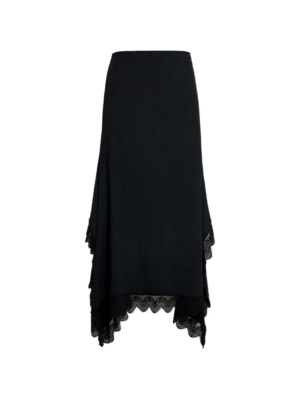 Cady Lace-Trim Midi Skirt by ERDEM