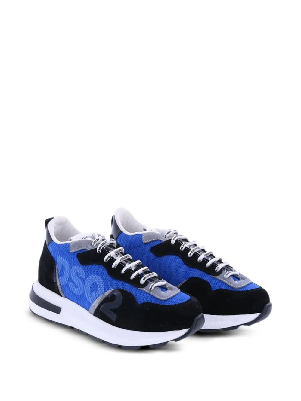 Logo-Print Panelled Sneakers by DSQUARED2 KIDS