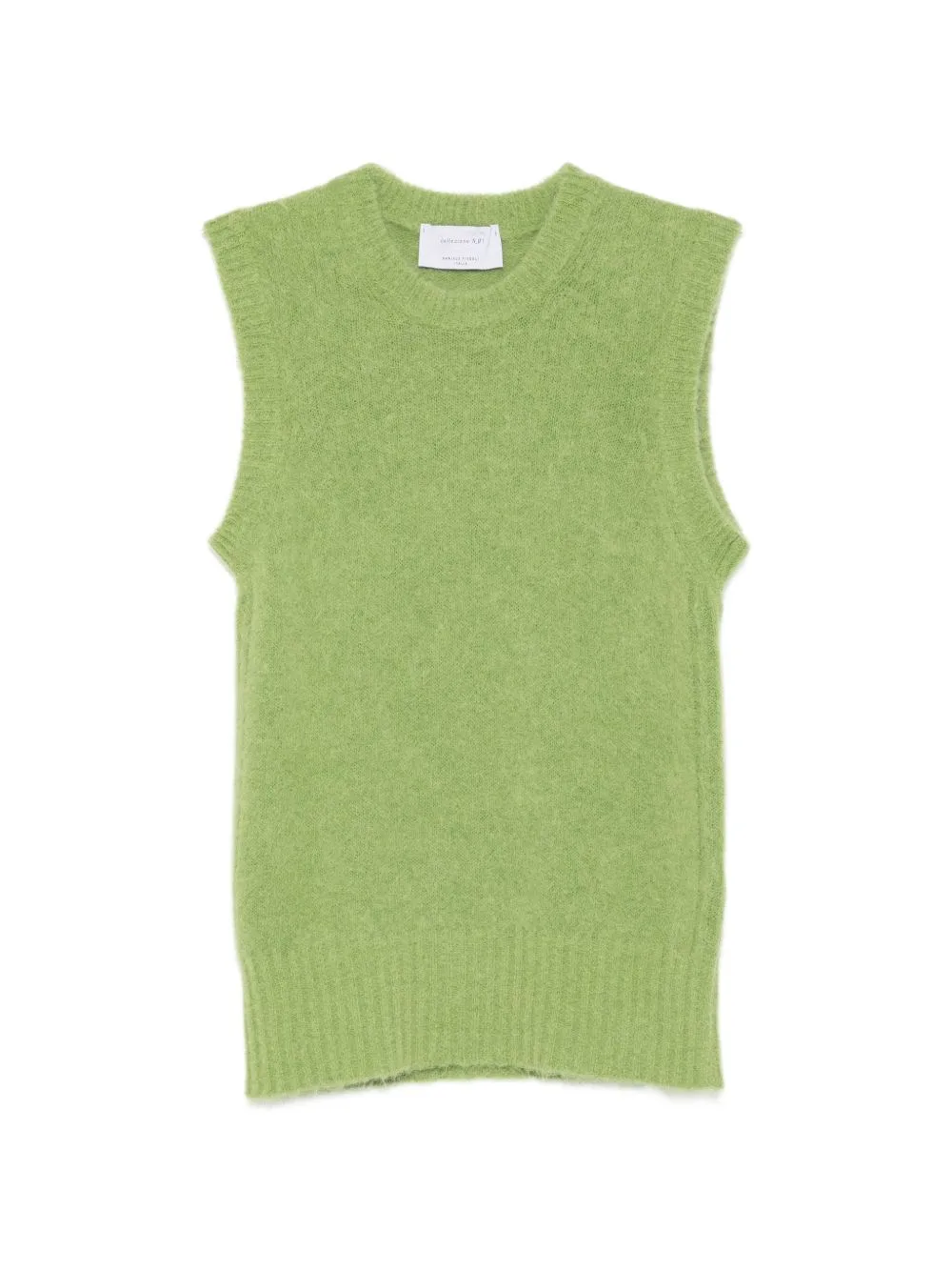 Crew Neck Knitted Vest