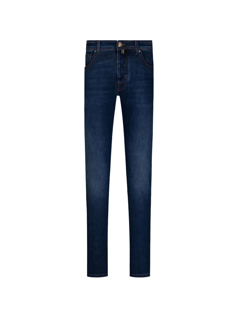 Logo-Patch Whiskered Jeans by Jacob Cohën