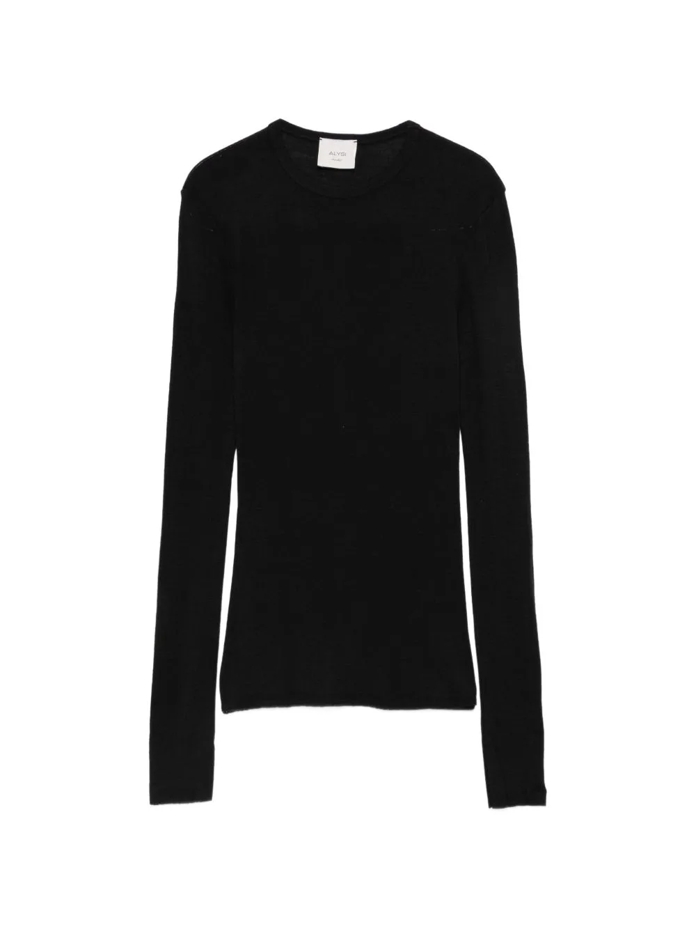 Crew-Neck Long-Sleeve T-Shirt by Alysi