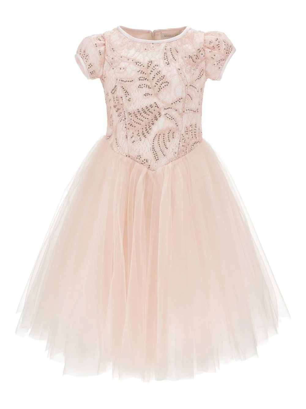 Sequin-Embellished Dress by Monnalisa