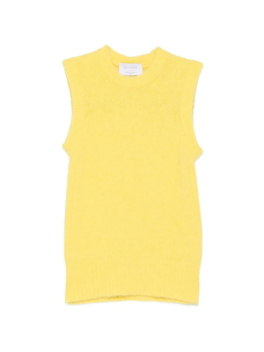 Crew Neck Knitted Vest by Daniele Fiesoli