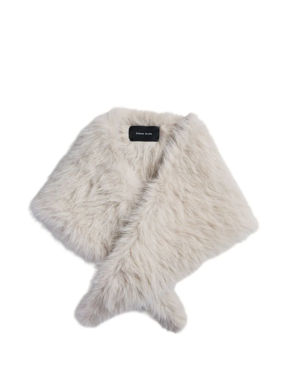Embellished Faux-Fur Neckerchief