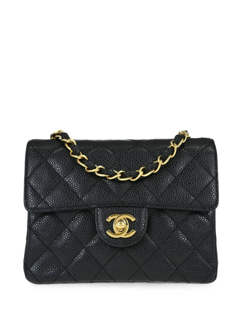 2000-2002 Classic Square Flap Shoulder Bag by CHANEL Pre-Owned