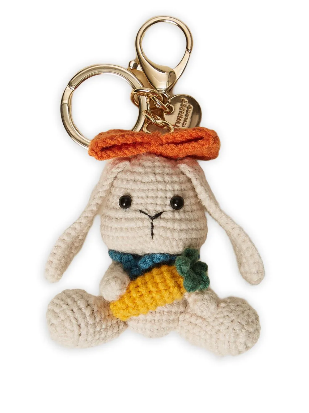Crochet Rabbit Keychain by TWINSET