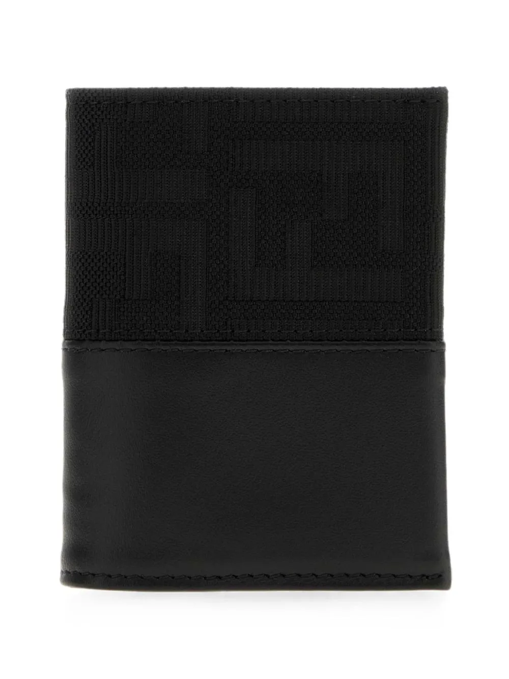 FF Jacquard Leather Card Holder by FENDI