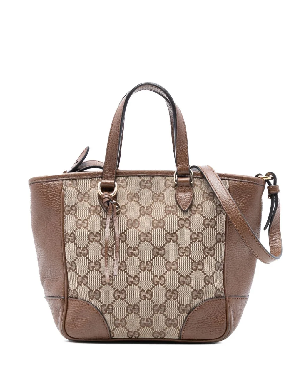 2000-2015 Small GG Canvas Bree Satchel by Gucci Pre-Owned